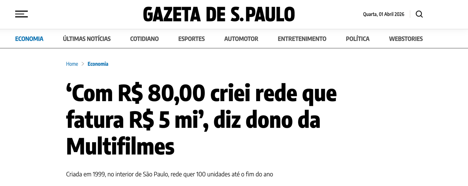 Gazeta de S. Paulo