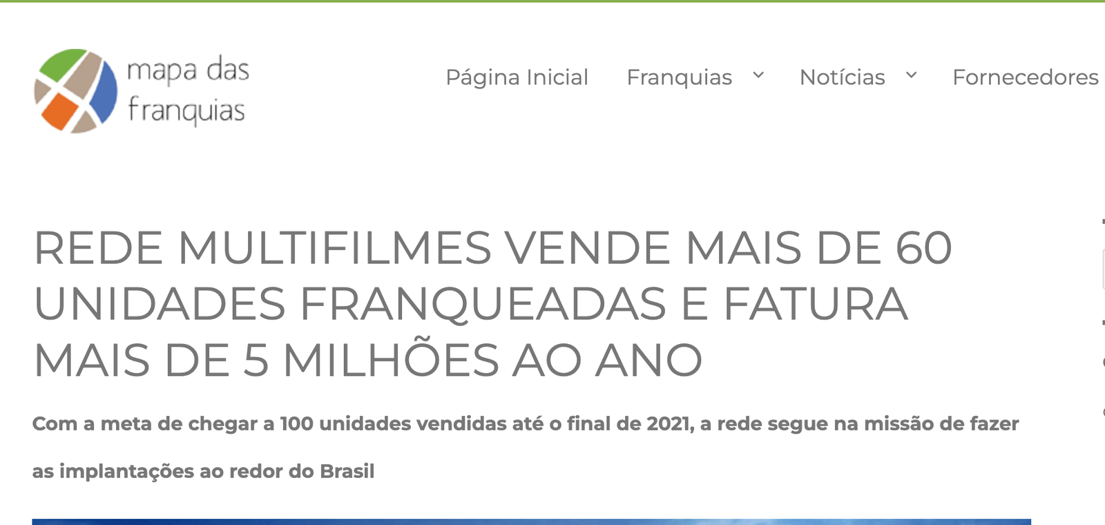 Mapa das Franquias